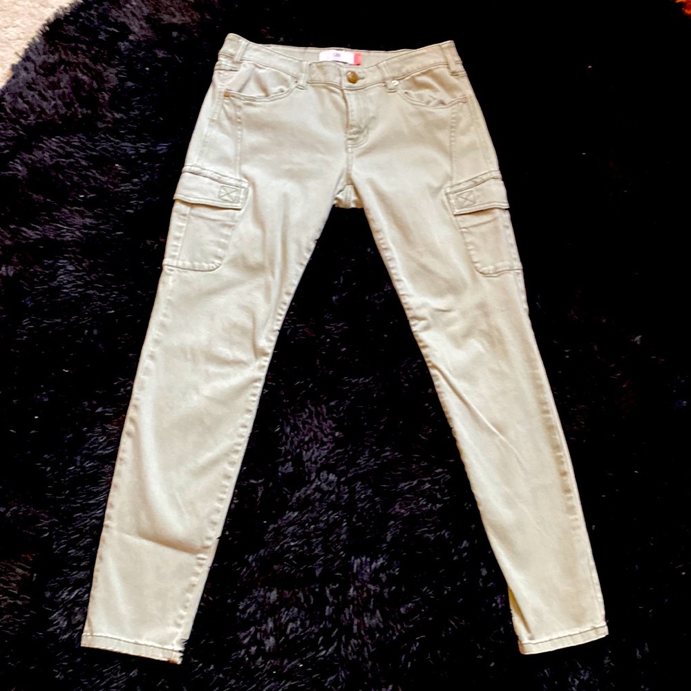 Cabi Jeans Cargo Olive Green Pants